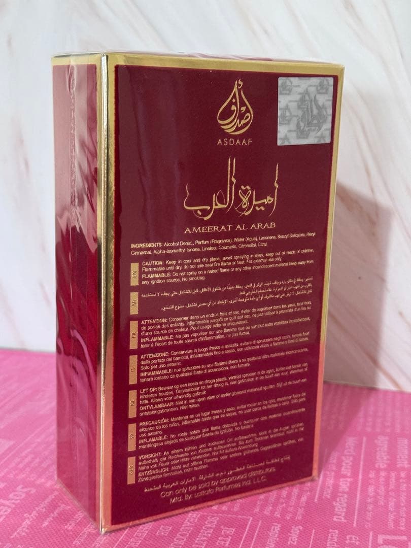 香水(女性用) AMEERAT AL ARAB ASDAAF