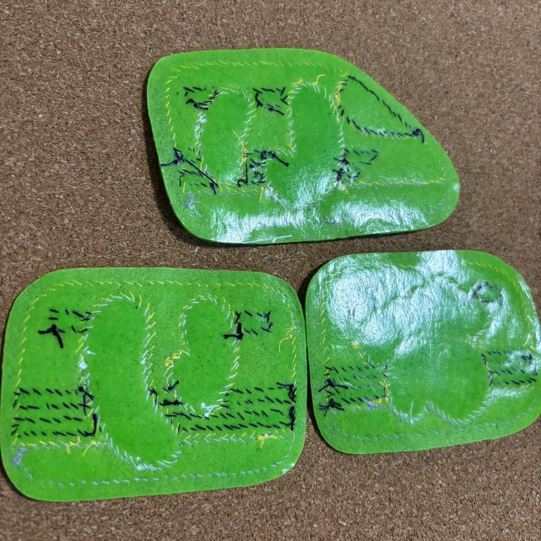 【あめめ☻ページ】ハンドメイド　フェルト　ワッペン　ネームタグ　名札