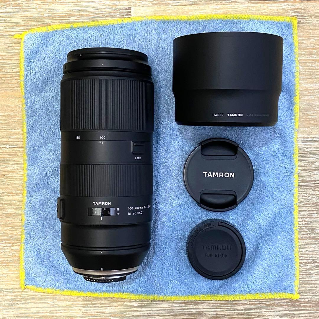TAMRON 100-400mm F/4.5-6.3 Di VC USD 取説付