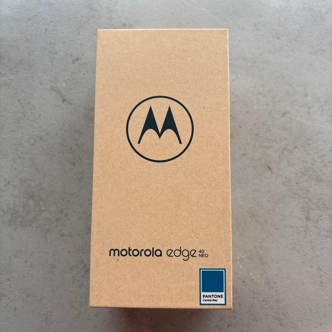 【未開封】motorola edge 40 neo 256GB カリビアンブルー