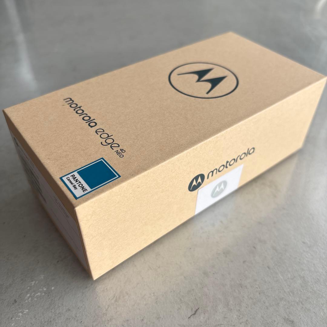 【未開封】motorola edge 40 neo 256GB カリビアンブルー