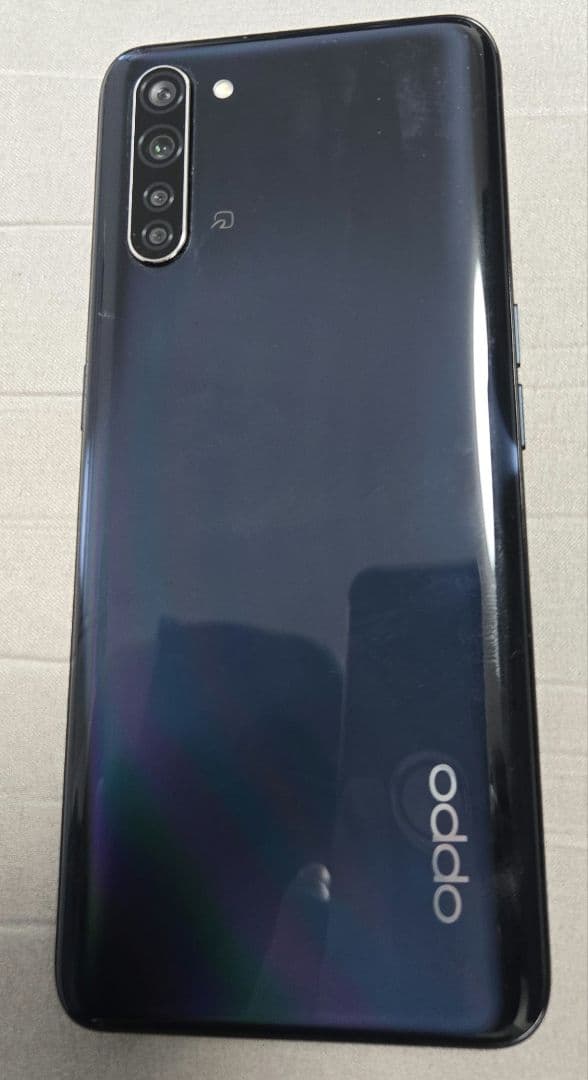 【美品】 OPPO Reno 3A ブラック SIMフリー クリアケース付き