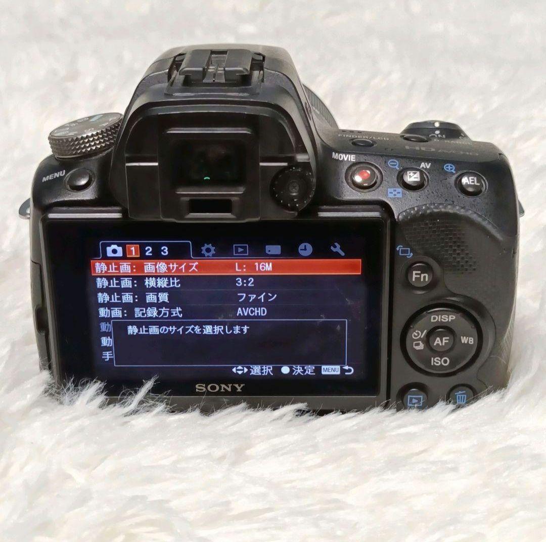 SONY α55 デジタル一眼レフ ダブルズームレンズキット