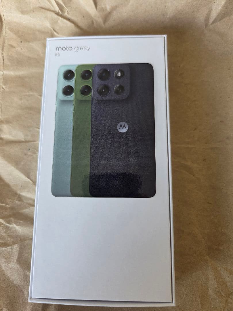moto g 66y 5G A501MO ブラックオイスター