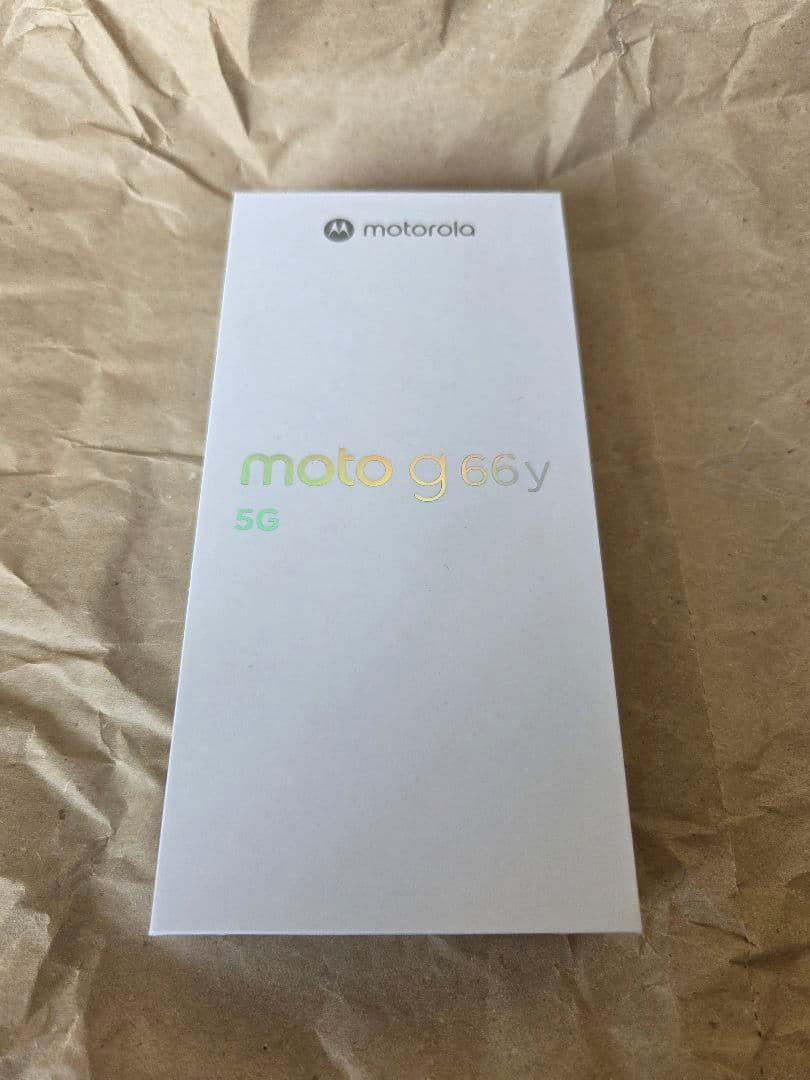 moto g 66y 5G A501MO ブラックオイスター