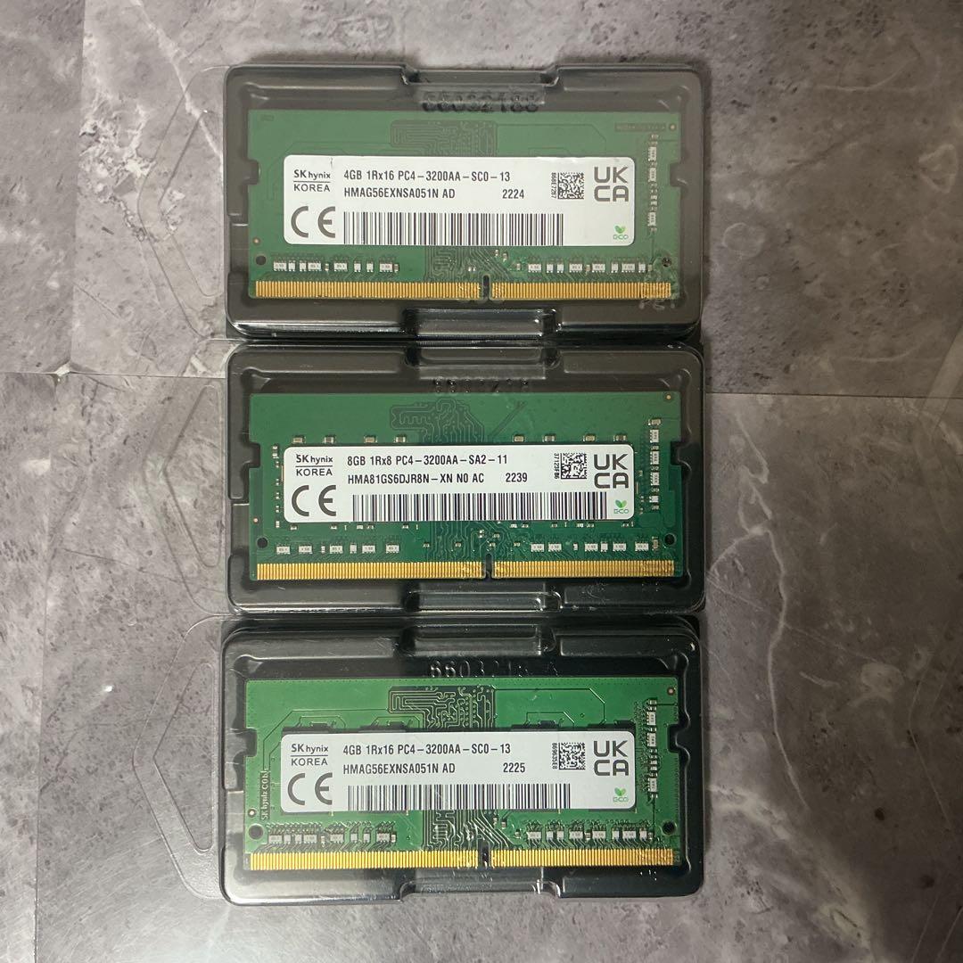 SK hynix DDR4 ノート用メモリ 6枚セット PC4 SODIMM