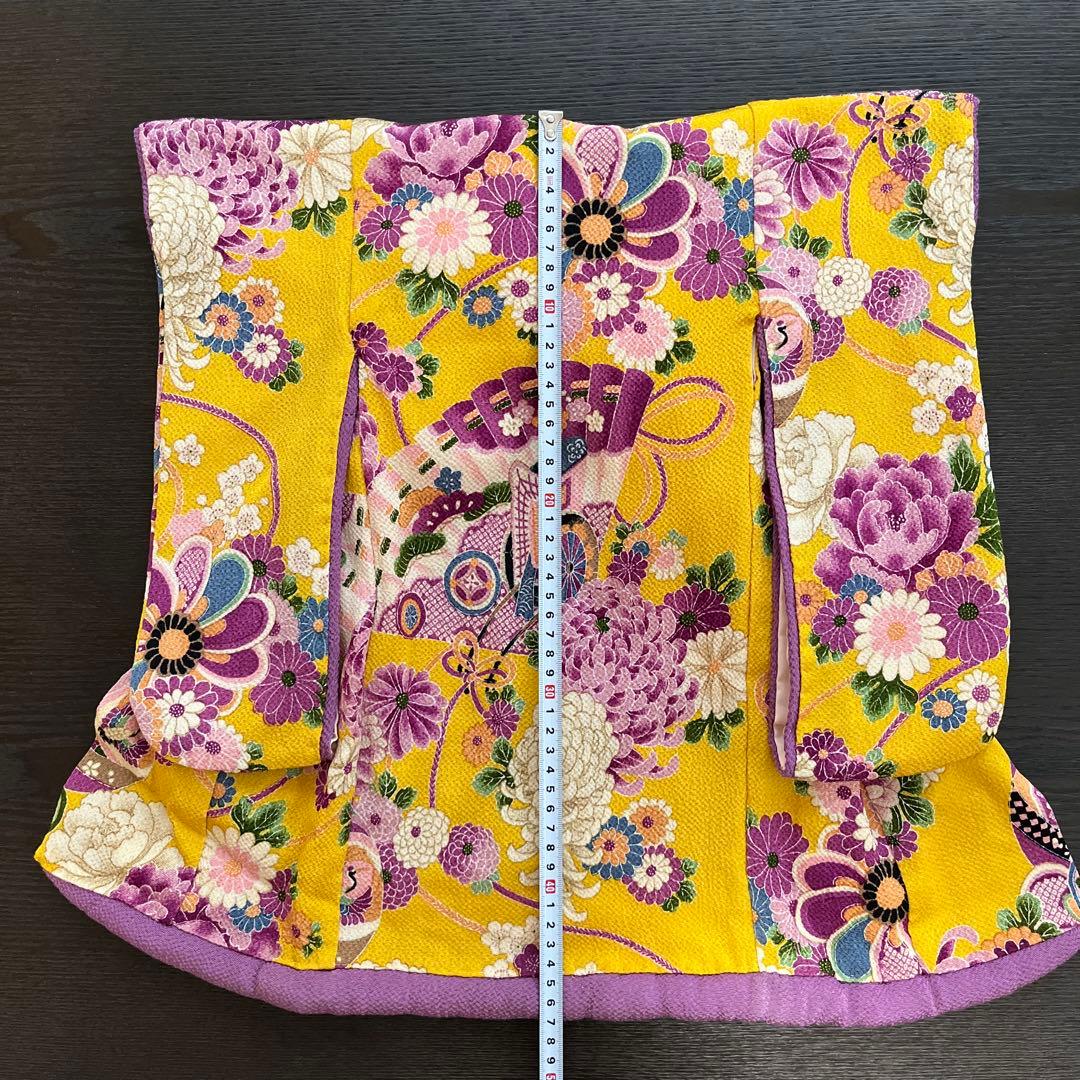 ハンドメイド ミニチュア着物 色打掛 ちりめん