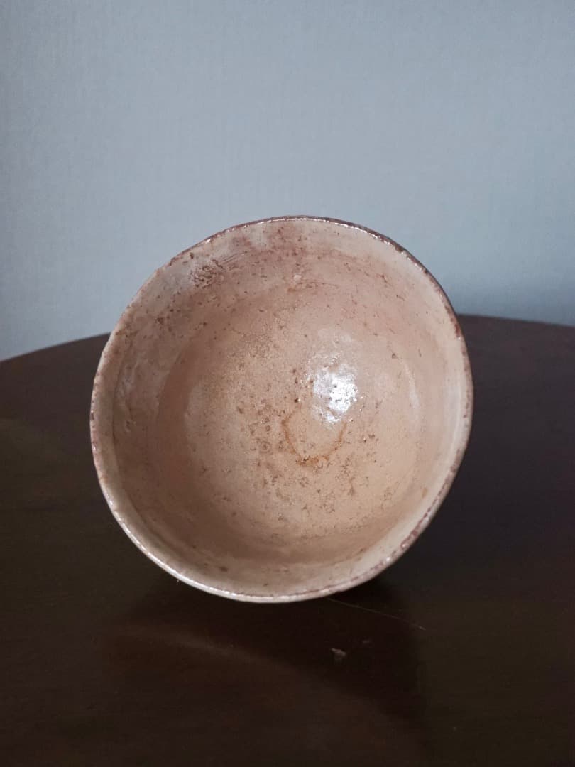 萩焼茶碗　茶道具　古民藝　陶磁工芸　古道具　時代物　美術品Q2597