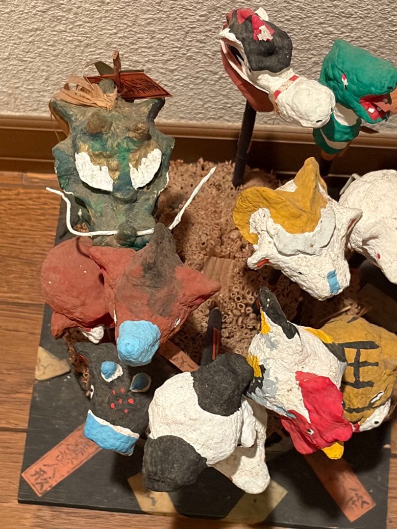 郷土玩具　串天神　薩摩首人形　12点まとめ売り