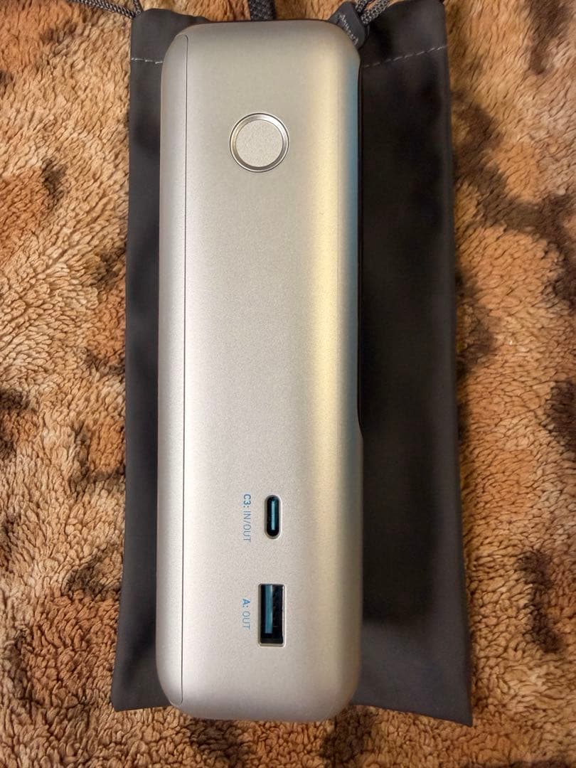 Anker Power Bank (25000mAh巻取り式USB-Cケーブル)