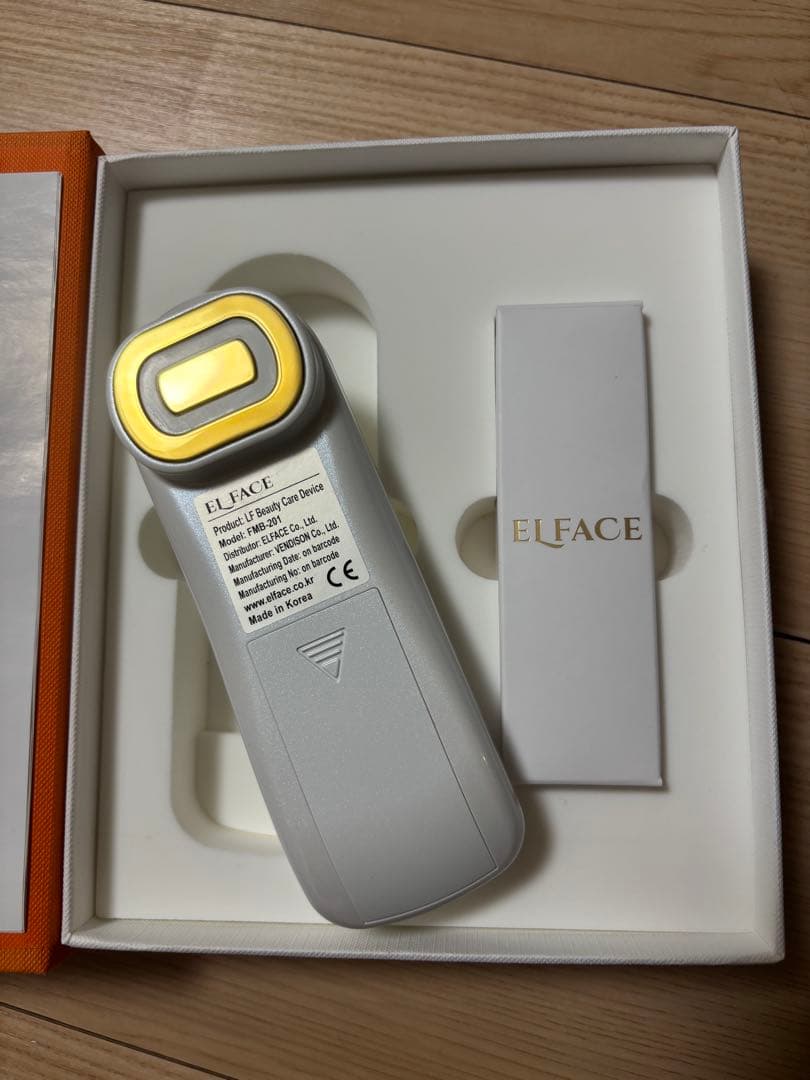 【美品】ELFACE 美顔器 ホワイト・ゴールド