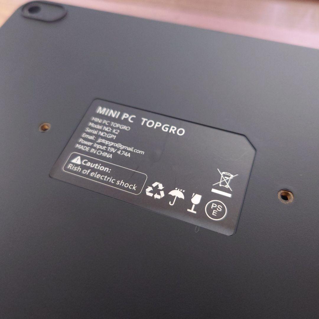 ミニPC TOPGRO K2