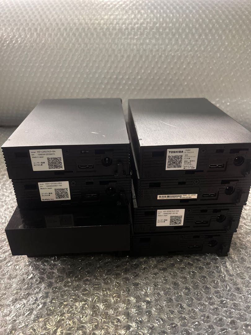 外付けハードディスク 各種 BUFFALO TOSHIBA など 8ピース