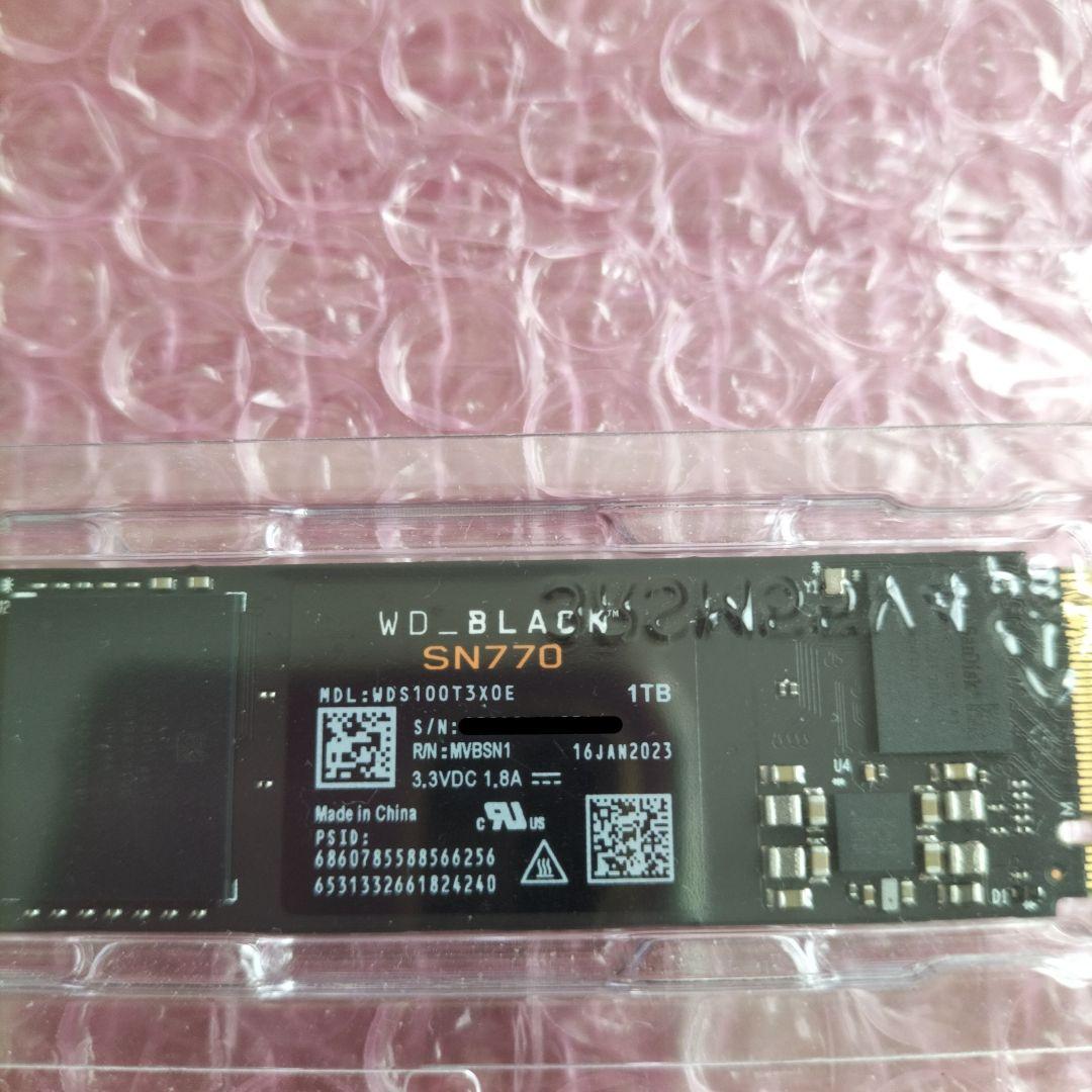 WD_BLACK SN770 1TB 内蔵型SSD
