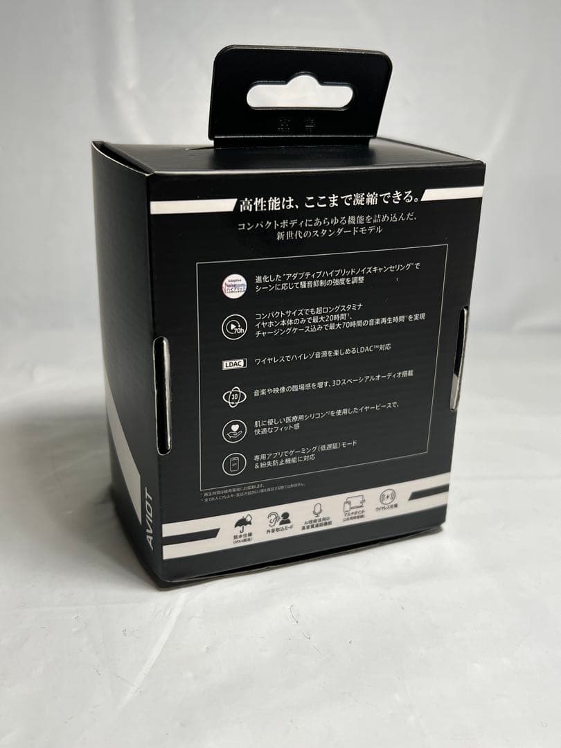 AVIOT TE-A1 ブラック ワイヤレスイヤホン Bluetooth