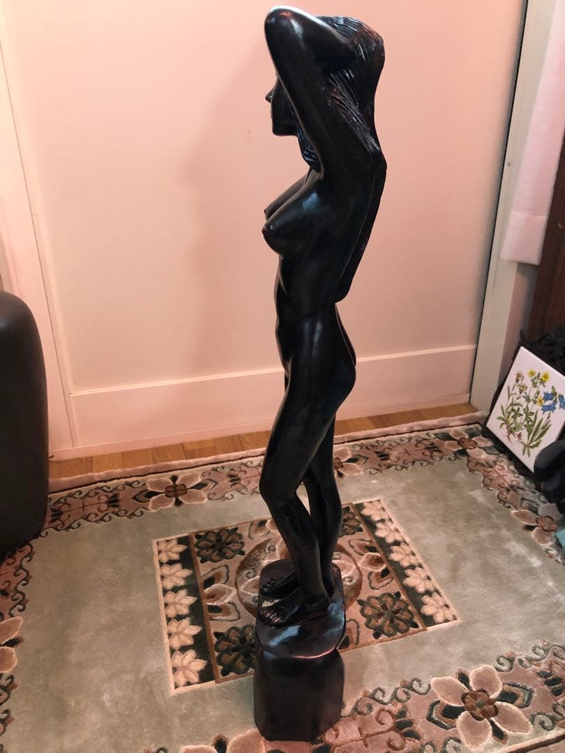 裸婦像 木製 約60cm 3.2kg