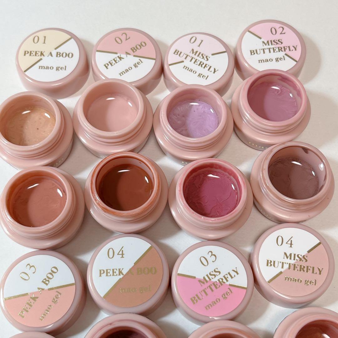 mao gel カラージェル15点セット ピカブー ミスバタ 人気色まとめ売り