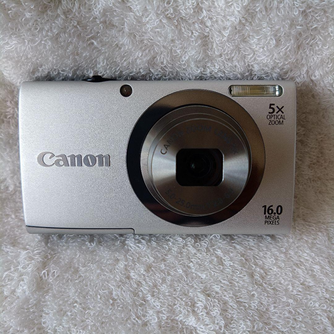 【動作確認済】Canon PowerShot A2300 シルバー 付属品あり