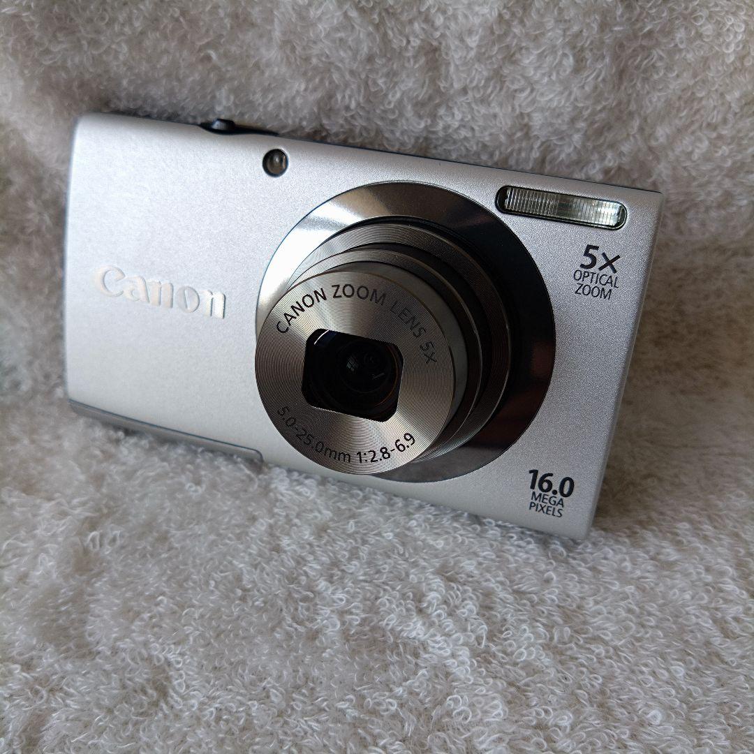 【動作確認済】Canon PowerShot A2300 シルバー 付属品あり