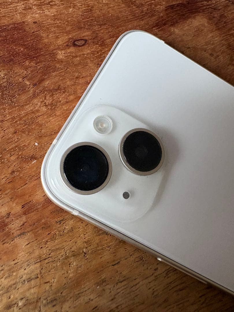 SIMフリー iPhone 14 ホワイト 256GB 画面にひびあり 箱付き
