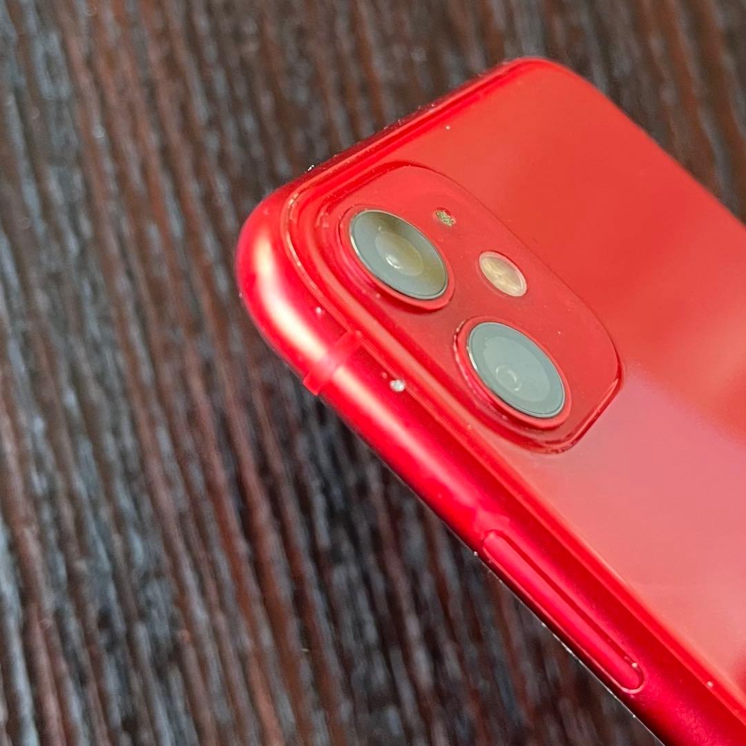 【iOS 18.7.2】iPhone 11 レッド 64GB