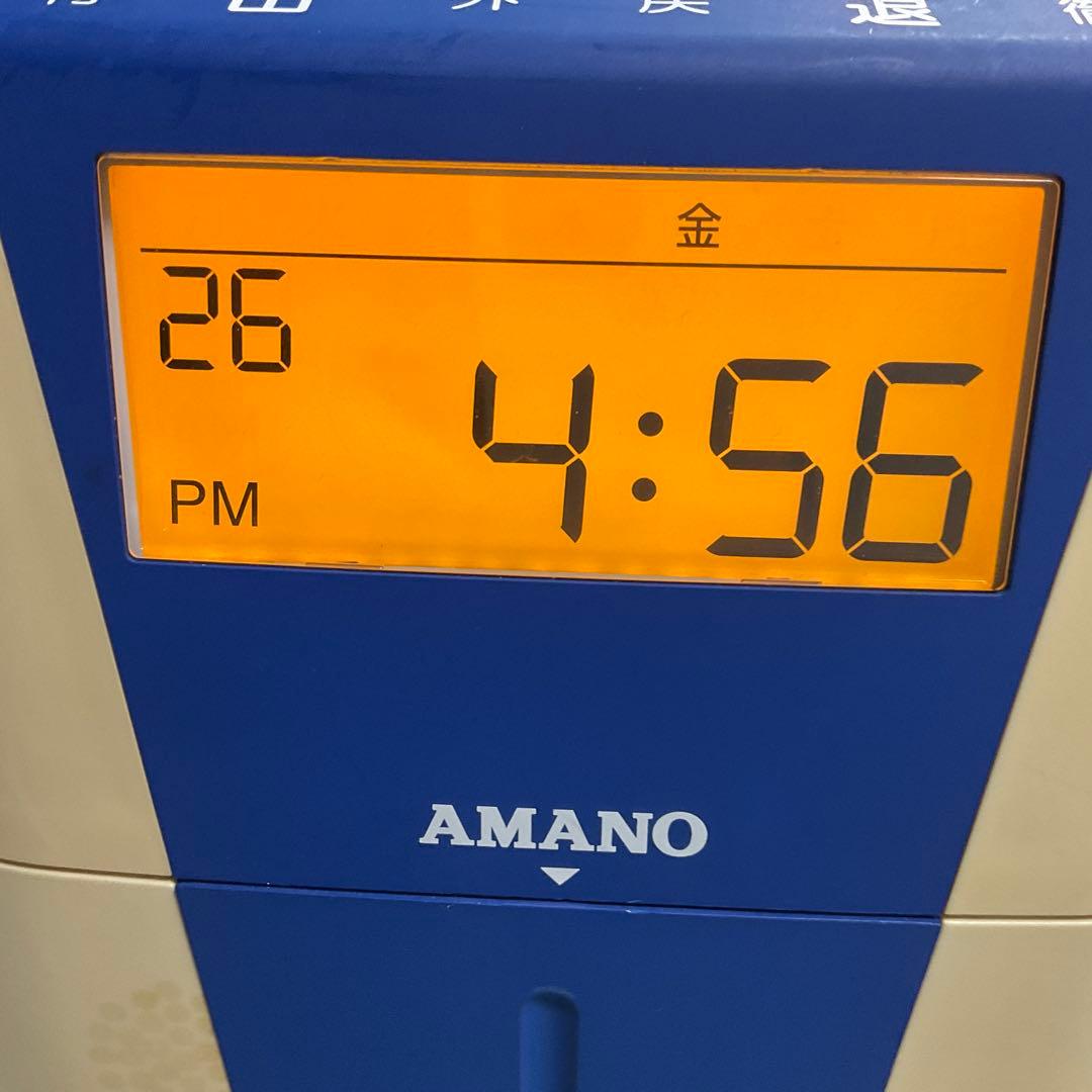 【動作確認済】AMANOタイムレコーダーCRX-200（おまけ付）