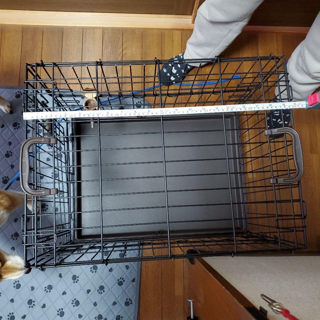 (美品)小型犬用ケージ&水飲みボトルセット　犬　ゲージ