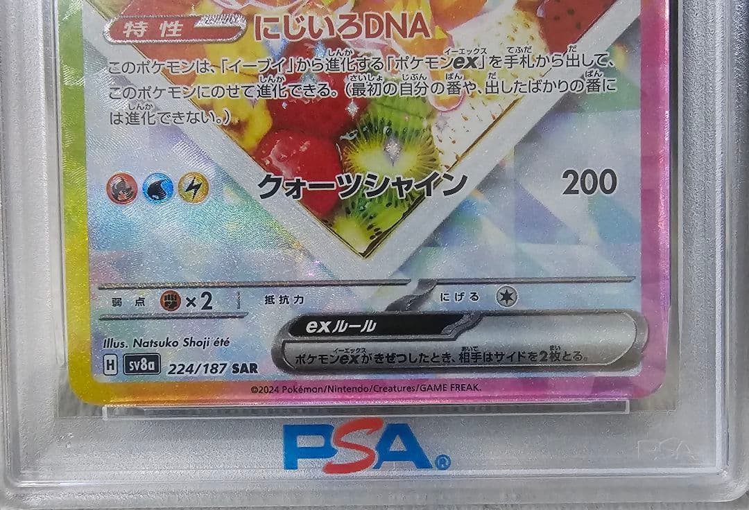 イーブイex & グレイシアex SAR セット テラスタルフェス PSA10