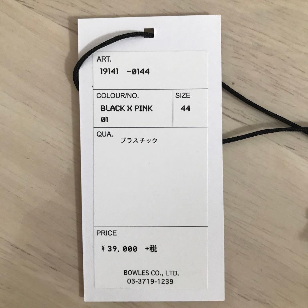 hyke TART OPTICAL ブラックフレーム ピンクレンズ試着のみ美品