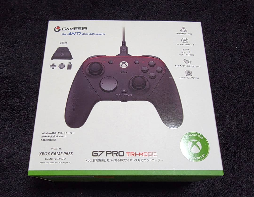 Gamesir g7 pro ブラック 有線 ワイヤレス コントローラー