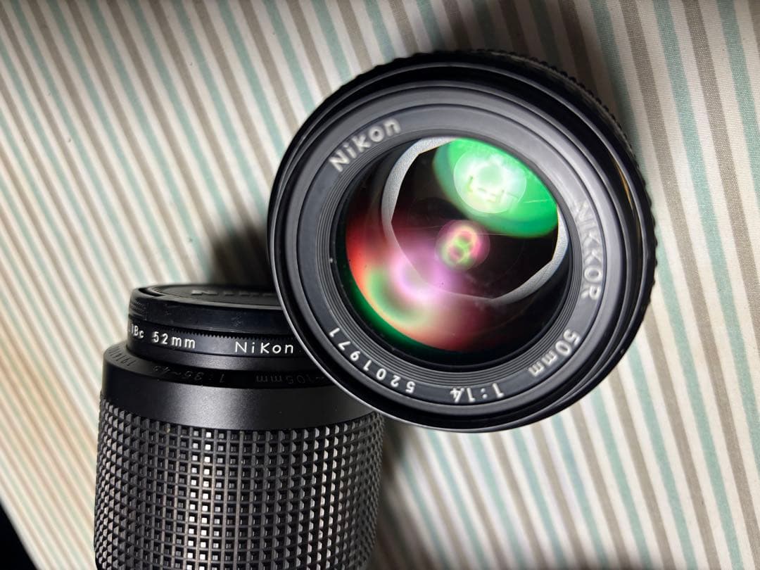 Nikon F3 一眼レフカメラ レンズ3本付き