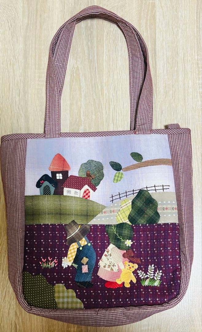 ★最終出品・新作大★スーちゃん＆ビリーくん＆くま★ハンドメイド　トートバッグ