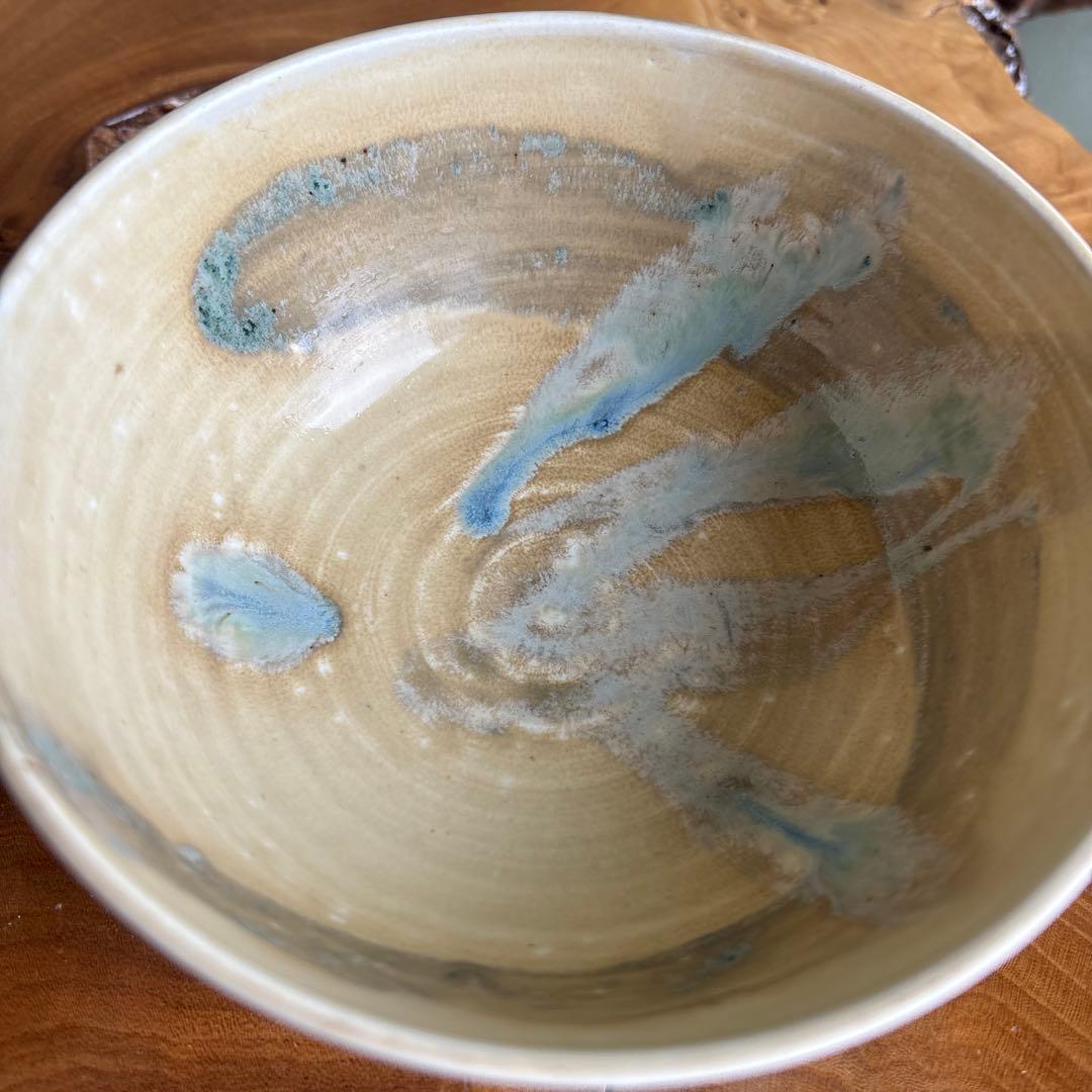 海外製 抹茶碗 茶道具 作家物 桐箱（21Bc)