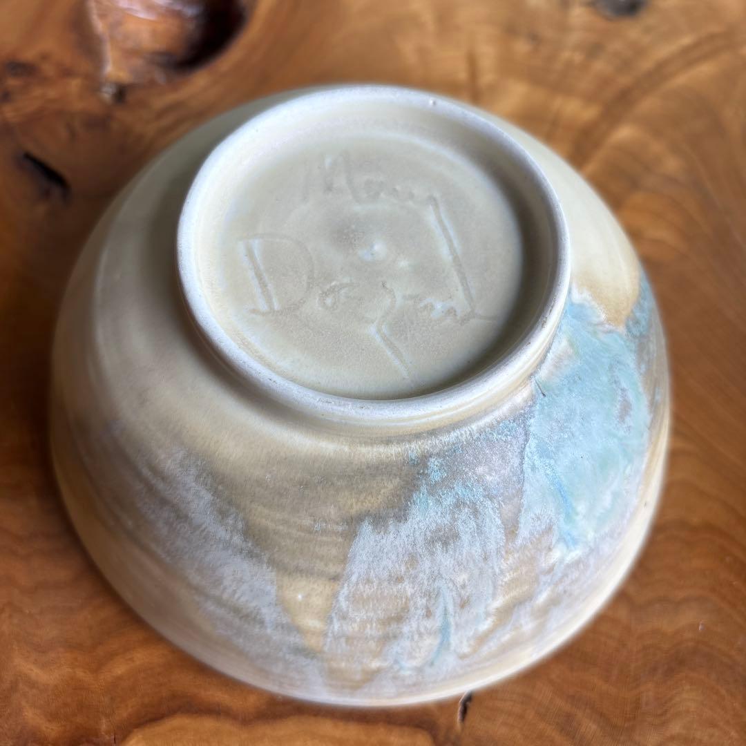 海外製 抹茶碗 茶道具 作家物 桐箱（21Bc)