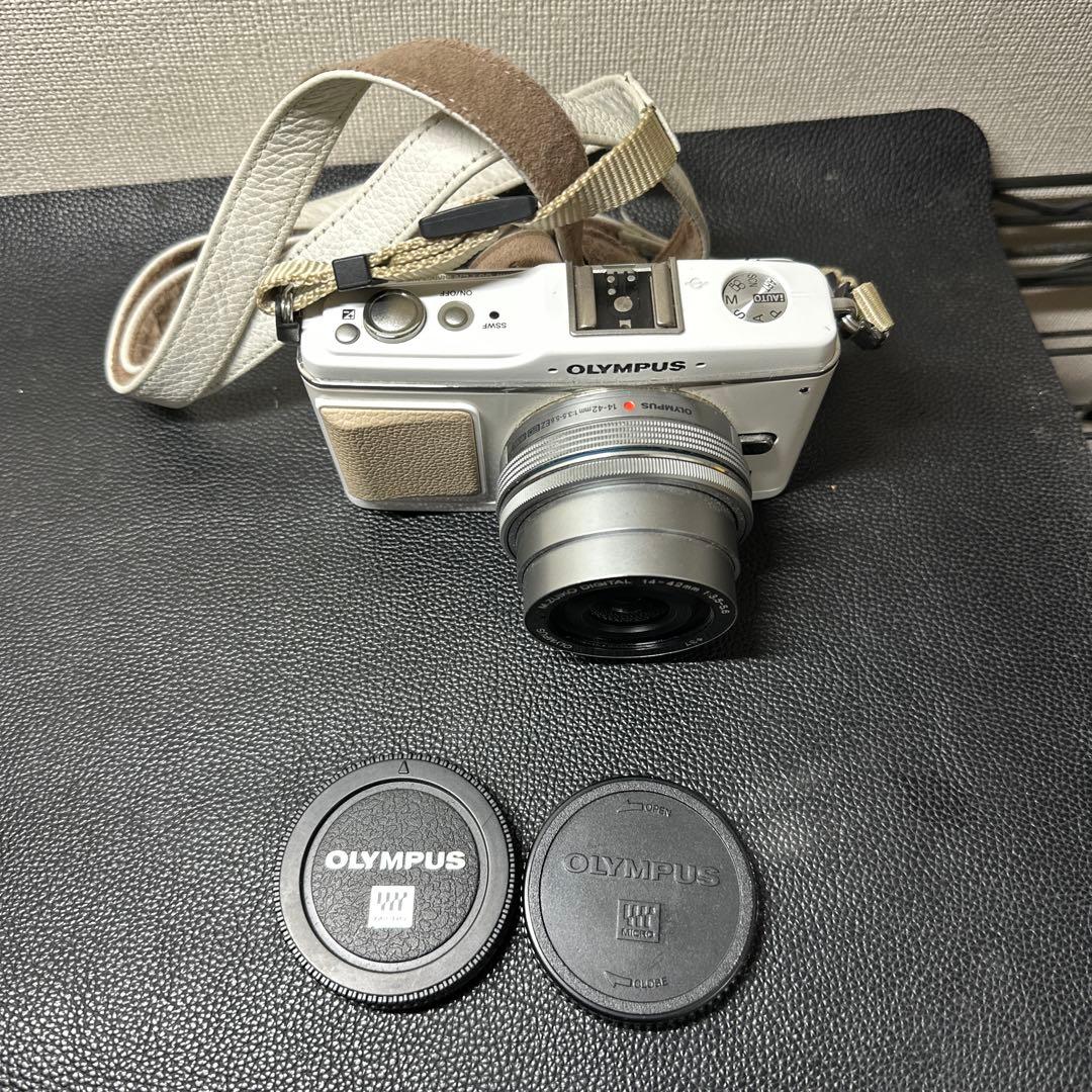 OLYMPUS ミラーレス一眼カメラ 14-42mm 現状品