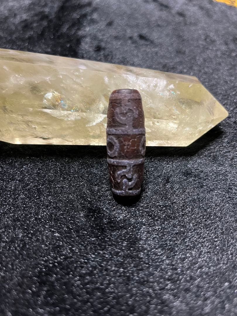 開光済☆ 火供養蓮師法器天珠