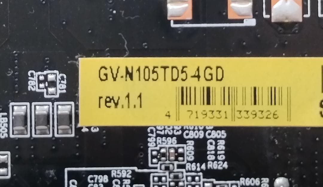 GIGABYTE GEFORCE GTX 1050Ti ４GB