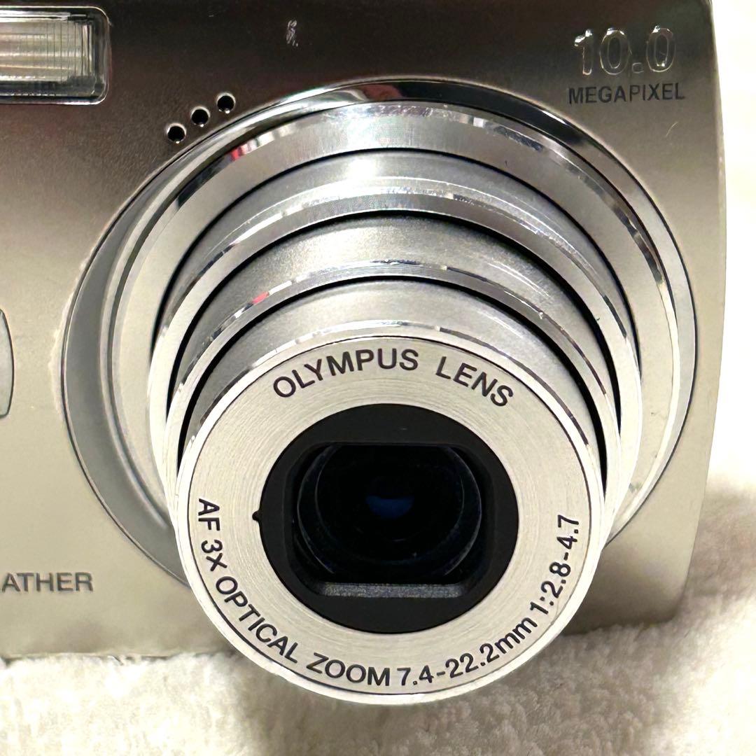 【美品 動作確認済】OLYMPUS オリンパス μ1000 シルバー 防水機能付