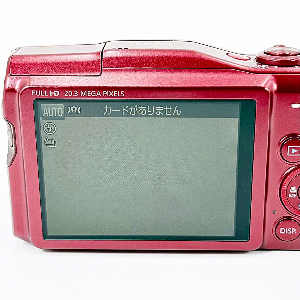 【美品】キヤノン PowerShot SX710 HS レッド コンデジ カメラ