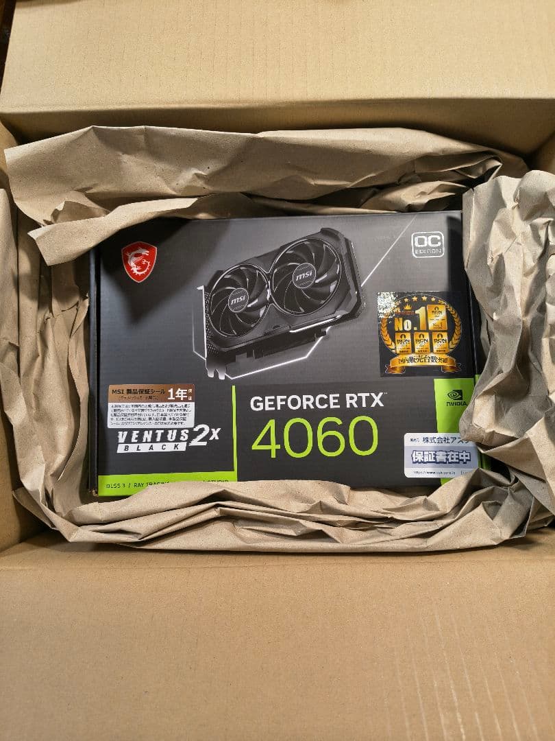 MSI GeForce RTX 4060 グラフィックボード