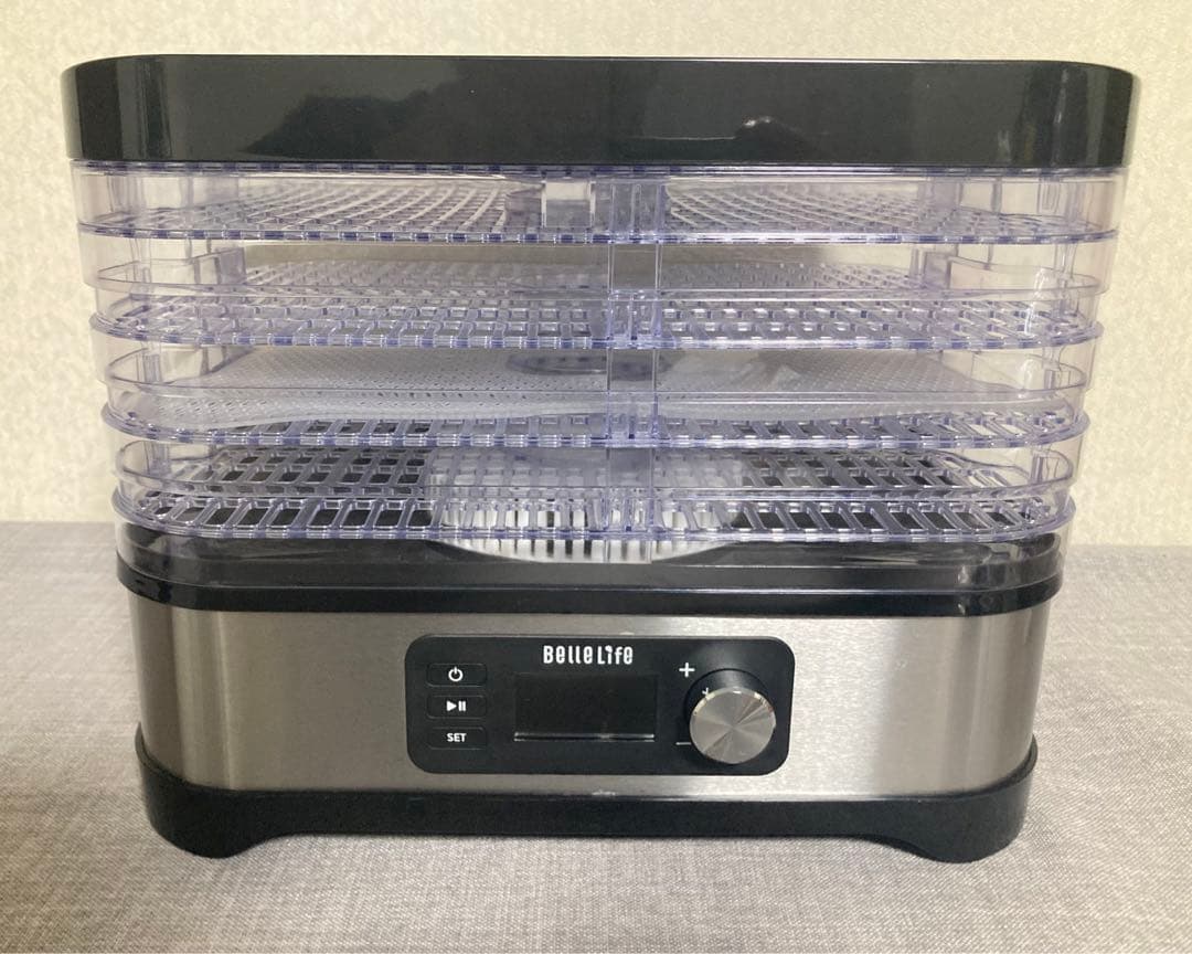 美品 良品 フードドライヤー BLF-400LCD ブラックBellelife