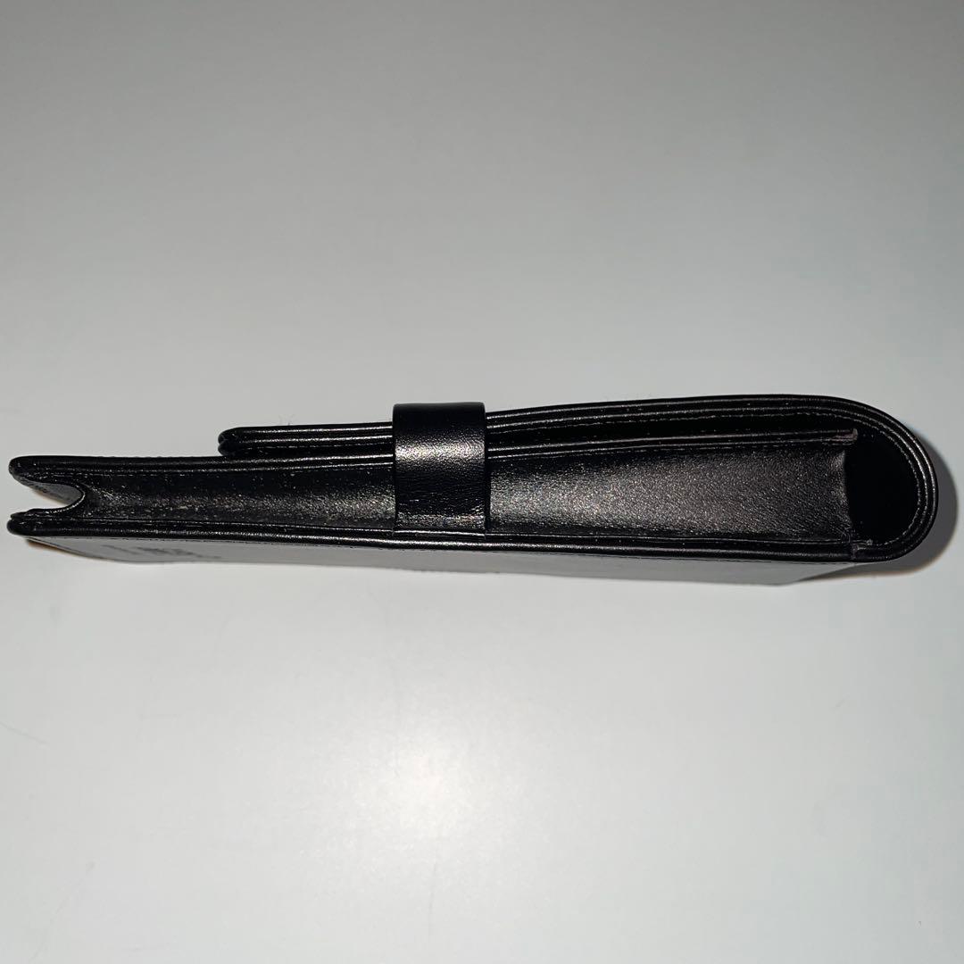 Montblanc ブラック レザー ペンシース　３本差し