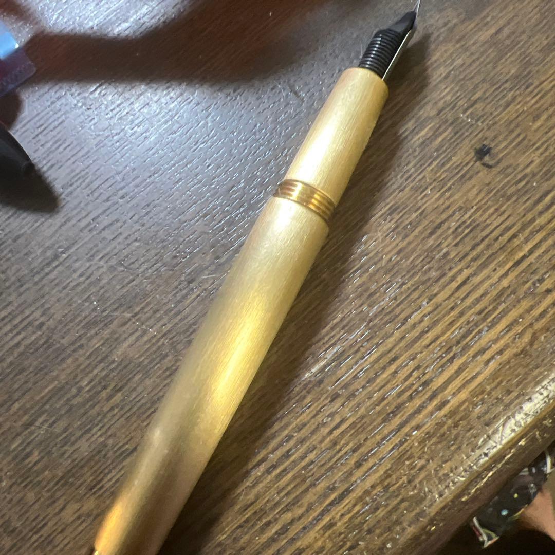 J.HERBIN エルバン 万年筆 クリッパー ブラシ ゴールドEF