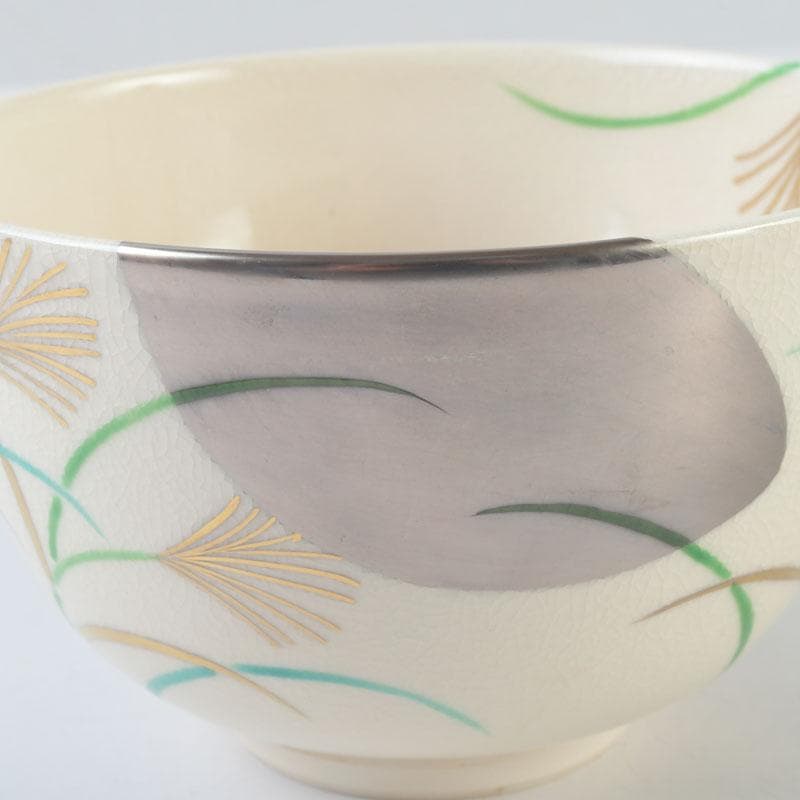 茶道具　富永玄山作　秋七草絵　数茶碗　七客　共布共箱　F　9964A
