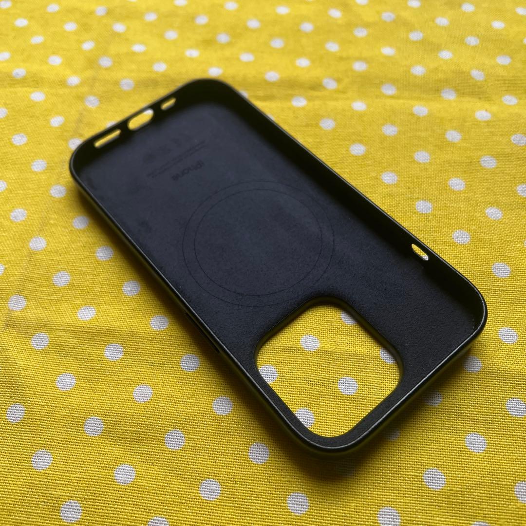 Apple iPhone 14 Proレザーケース インク MPPJ3FE/A