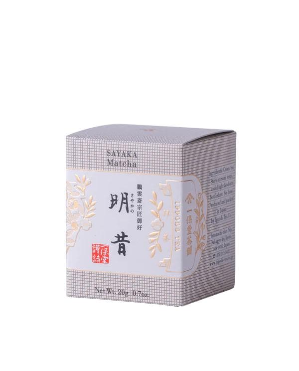 【一保堂茶舗】宇治抹茶「明の昔 sayaka Matcha 20gx2缶セット」