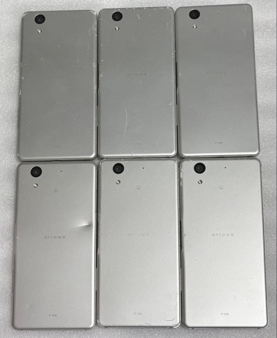 arrows NX F-01K スマホ本体　6台セット　まとめ売り　ジャンク