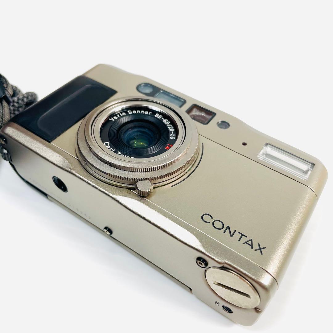 ⭐️箱付美品⭐️ CONTAX TVS メタルフード 動作品　フィルムカメラ