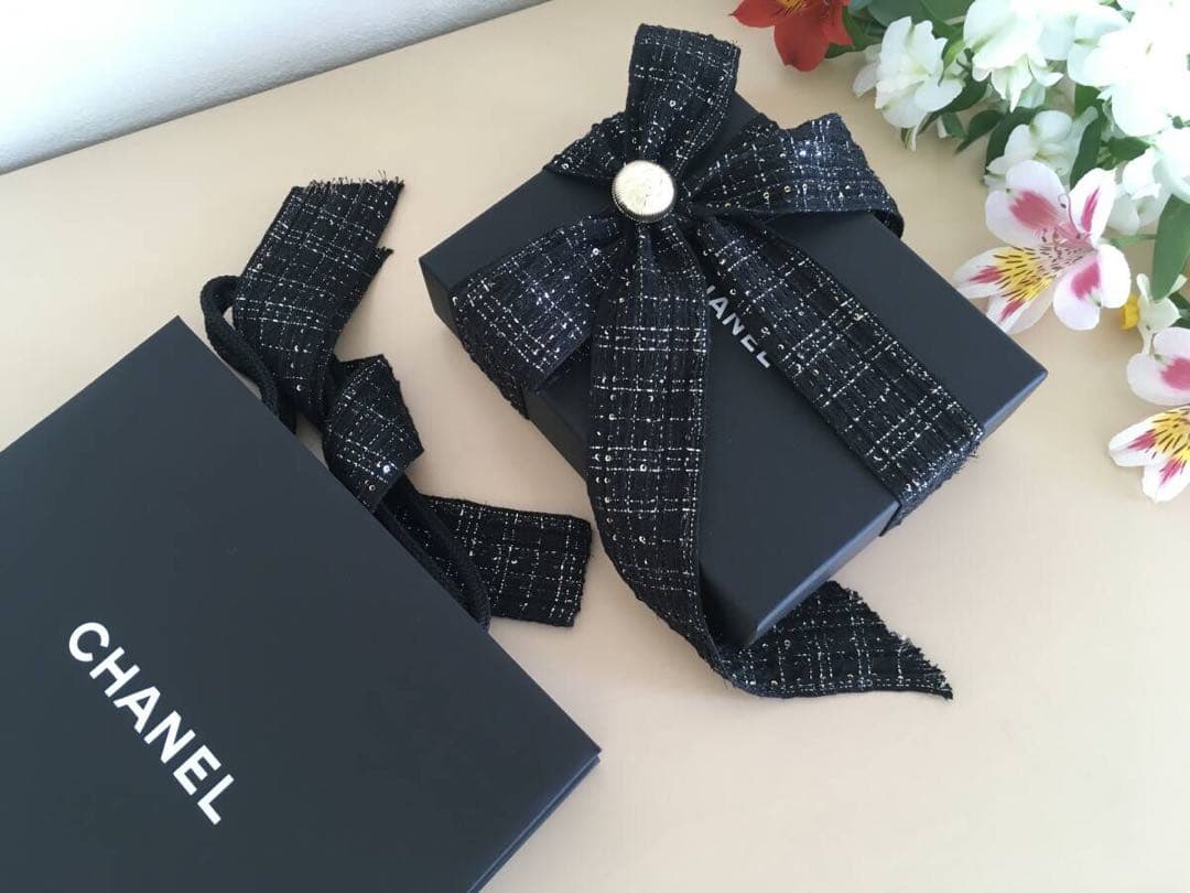 ★CHANEL★ソフトケース・箱・ショップ袋セット★ギフトラッピングリボン付き★