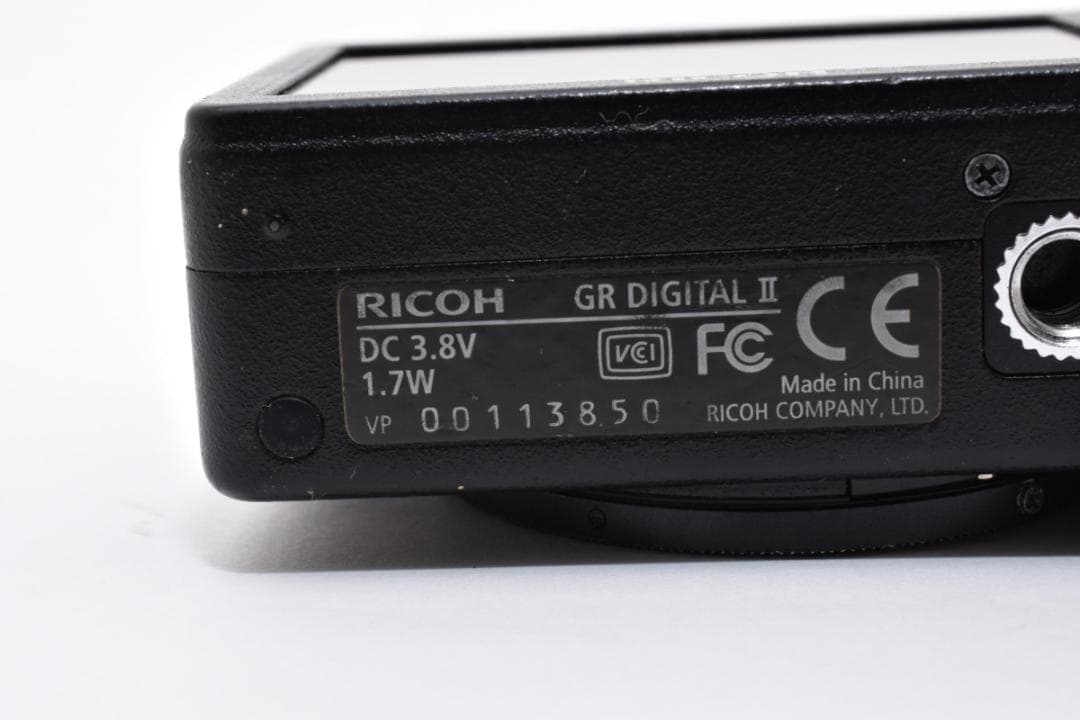 ＜1140＞並品 RICOH GR DIGITAL II 液晶影/小カビ